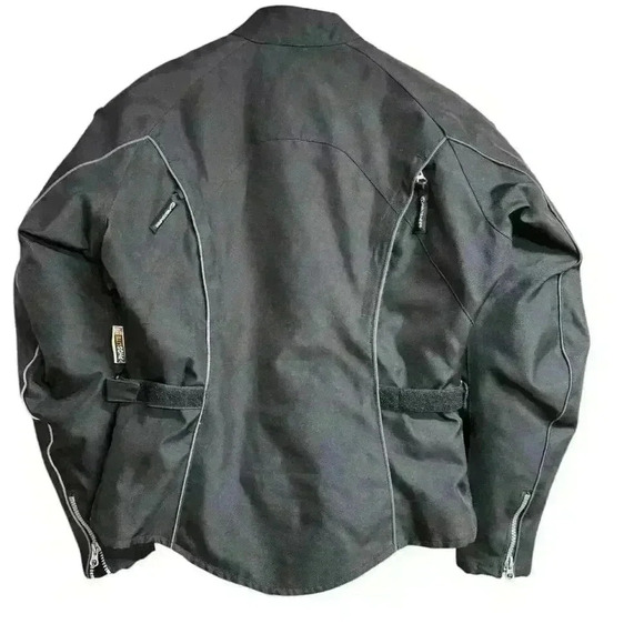 FIELDSHEER Womens Black PhosLite Padded Armor with Venting Motorcycle Jacket 8 - Picture 2 of 16
